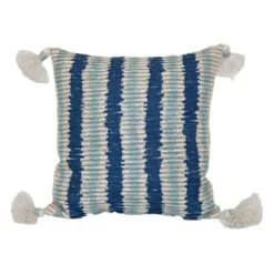 Ty Pennington Shibori Print Outdoor Throw Pillow, 18"