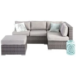 Weston II Corner Wicker Chair & Cushion -Patio Furniture Shop weston ii corner wicker chair cushion 2