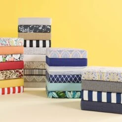 Wheaton Midnight Blue Premium Gusseted Outdoor Deep Seat Cushion -Patio Furniture Shop wheaton midnight blue premium gusseted outdoor deep seat cushion 3