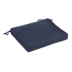Wheaton Midnight Blue Premium Outdoor Square Seat Cushion