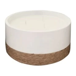 White Rope Citronella Candle, 29oz