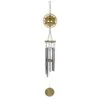 Wood Sun Face Wind Chime, 34"