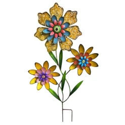 Yellow/Flower Stake